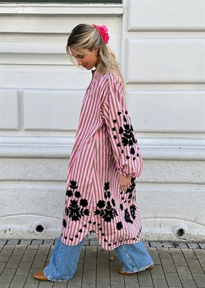 Rikke kjole Pink Stripes Sissel Edelbo 